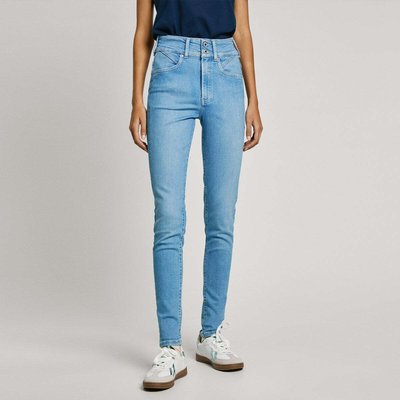 Jean Coupe Skinny, Taille Haute PEPE JEANS