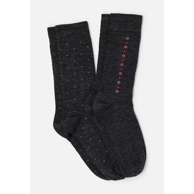 Paires de chaussettes thermolactyl en maille laineuse - Lot de 2 DAMART