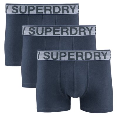 Lot de 3 boxers unis SUPERDRY