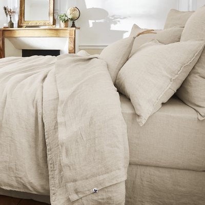 Drap plat lin lavé collection Soline EDEN