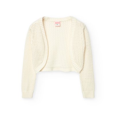 Veste ouverte en maille ajourée BOBOLI