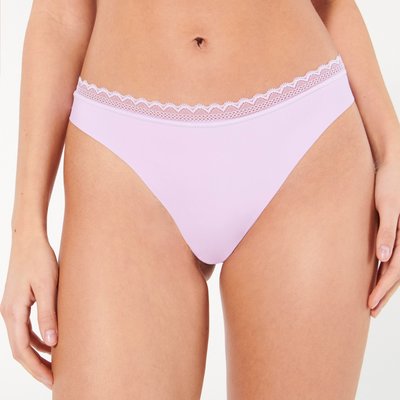 Tanga en microfibre et dentelle NEW BARAKAKIZ UNDIZ