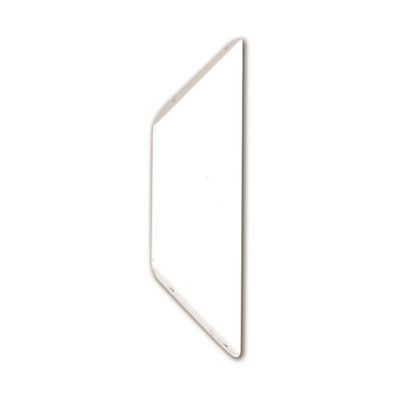 Console Bandeau Acier Blanc 23 X 9 Cm AFBAT