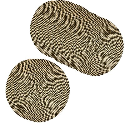 Set de table rond en jute naturelle (Lot de 6) AUBRY GASPARD