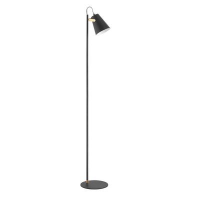 Lampadaire Métal Noir Tête Orientable Kiko MILLUMINE