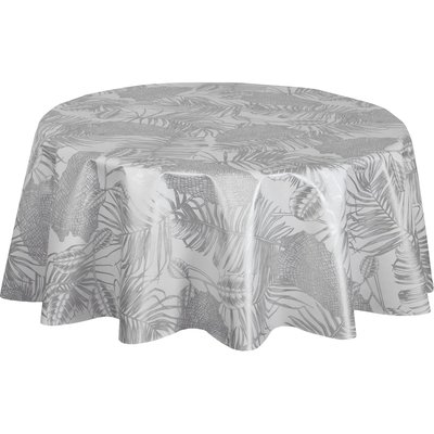 Nappe ronde en toile cirée nacrée VITALI TOILINUX