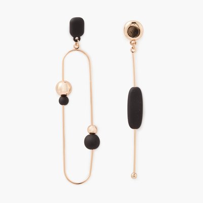 Boucles d'oreilles pendantes asymétrique BALABOOSTE