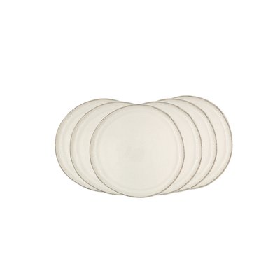 Lot de 6 petites assiettes, COTON ARTIME