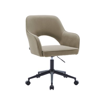 Chaise de bureau à roulettes velours côtelé JIM SWEEEK