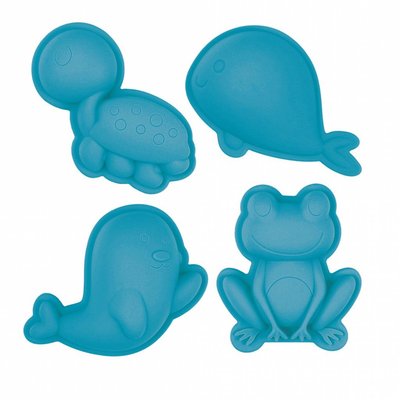 Set de 4 moules de plage SCRUNCH