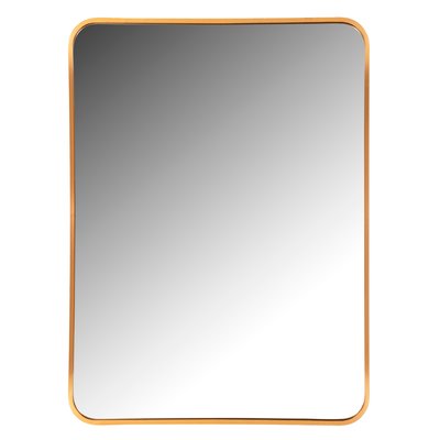 MIROIR MURAL HM9584.30 CADRE EN ALUMINIUM DORÉ 60x3x80Hcm. STELLAMEUBLES