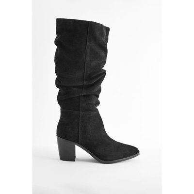 Bottes en daim souple hauteur genou NEXT
