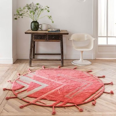 Tapis laine rond ethnique CHINOOK LORENA CANALS