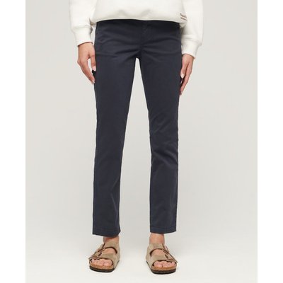 Pantalon chino taille haute femme discount
