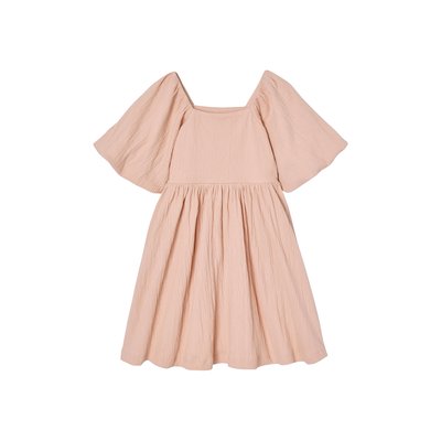 Robe cérémonie smocks dos en tissu reliéfé VERTBAUDET