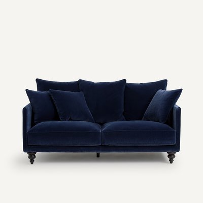 Canapé compact velours, Lazare AM.PM