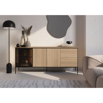 Buffet bas en panneaux de particules 3 portes 201 cm, VERONA BOBOCHIC