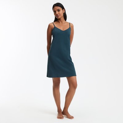Nuisette à fines bretelles en coton LA REDOUTE COLLECTIONS