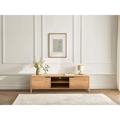 Meuble TV 160 cm bois massif, SOLENE BOBOCHIC