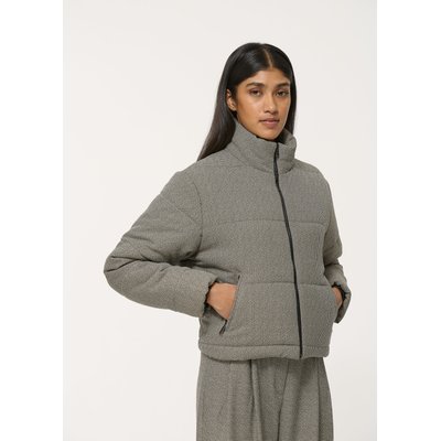Blouson matelassé à motif pied-de-poule HUMILITY