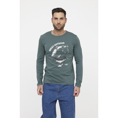 T-shirt manches longues coton regular AGRIZLI LEE COOPER