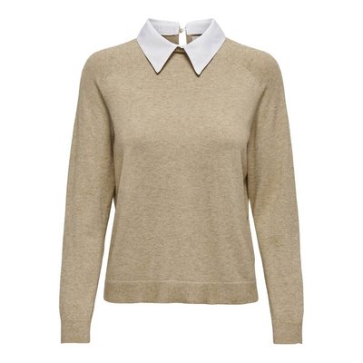 Petite sweatshirts with collars top