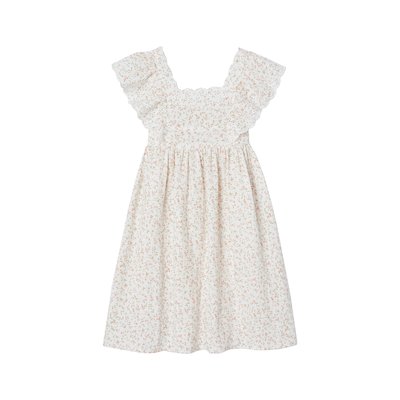 Robe de cérémonie en gaze de coton manches en broderie anglaise VERTBAUDET