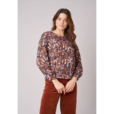 Blouse femme imprimée cachemire BRIAKA DEELUXE