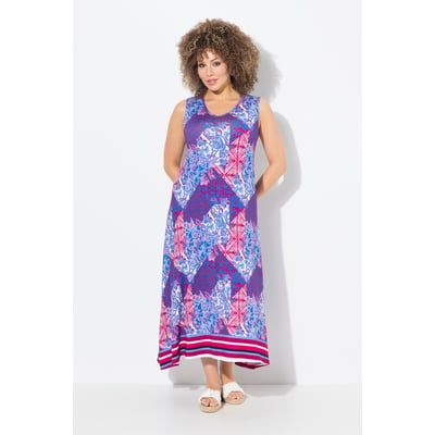 Robe Longue Rayée Taille XL - Noir - 100% Coton Moulant - Neuve Avec étiquettes