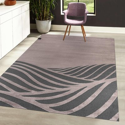 Tapis salon et chambre tissé motif géométrique PALM UN AMOUR DE TAPIS