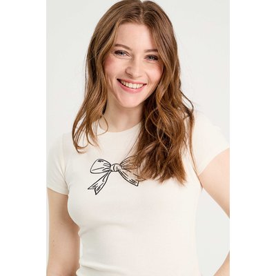 T-shirt manches courtes ajusté CACHE CACHE