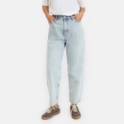 Jean mom en coton bio, Signature PAULINE LA REDOUTE COLLECTIONS