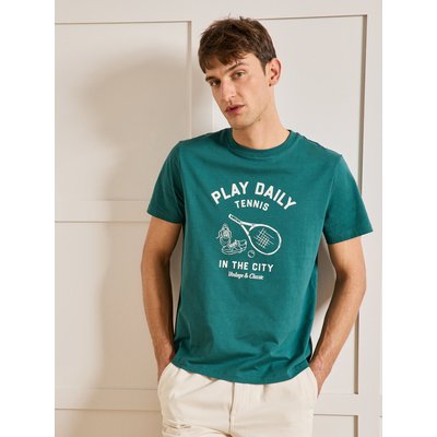T-shirt coton biologique motif devant CYRILLUS