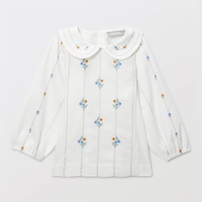Blouse brodée en coton BIO GOTS BOUT'CHOU