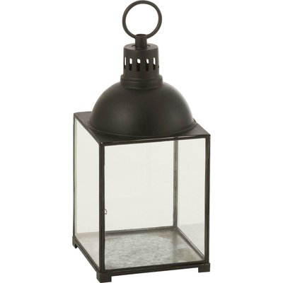 lanterne décorative en verre et métal  pour bougie RECOLLECTION