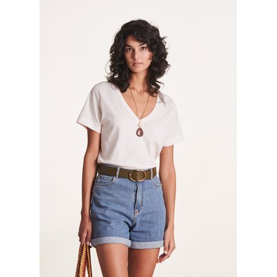 T-shirt en coton biologique manches courtes LA FEE MARABOUTEE