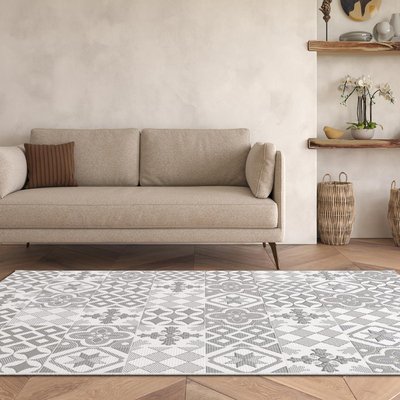 Tapis extérieur tissé kilim rectangle IRISA 3 UN AMOUR DE TAPIS