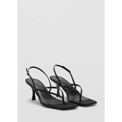 Sandales à lanières et talon MANGO