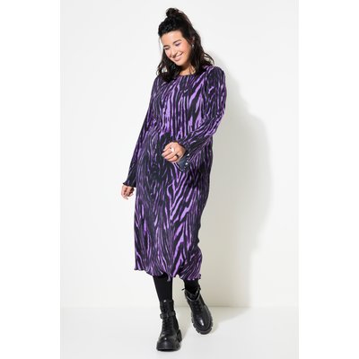Robe midi plissée à imprimé intégral. STUDIO UNTOLD