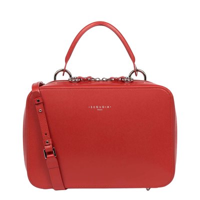 Sac à main zippé CUBE IN BOX SEQUOIA