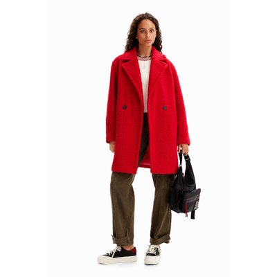 Desigual - Manteau croisé bouclé DESIGUAL