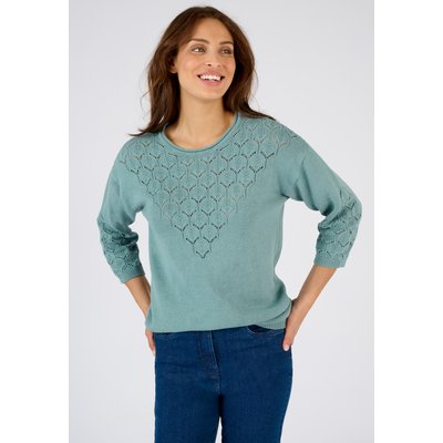 Pull maille ajourée DAMART