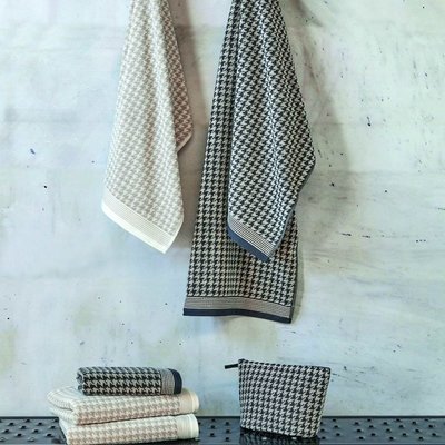 Drap De Bain en Coton  PIED-DE-POULE LASA HOME