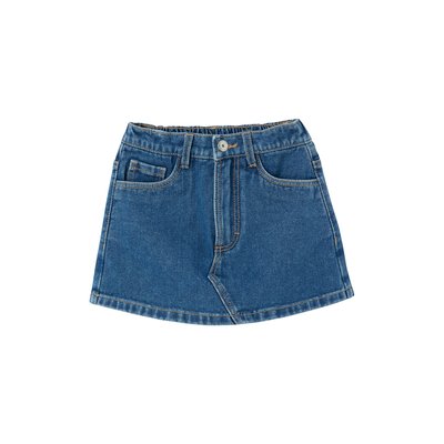Jupe short en jean Fille VERTBAUDET