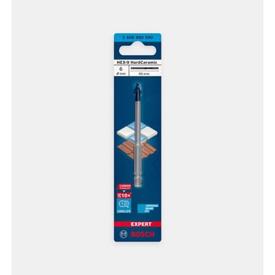 Foret Hard Ceramic Hex-9 Ø6 X 90 Mm BOSCH