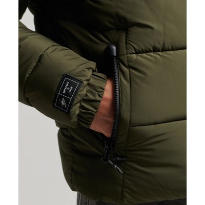 Doudoune zippé à capuche Sports Puffer SUPERDRY