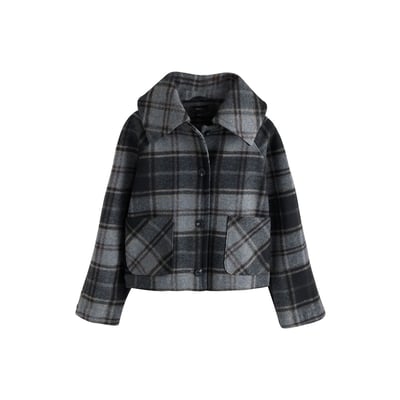 Veste courte à carreaux avec col NEXT