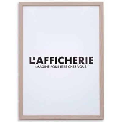 Cadre bois naturel L'AFFICHERIE