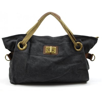 Sac à main en cuir et toile TOBAGO OH MY BAG