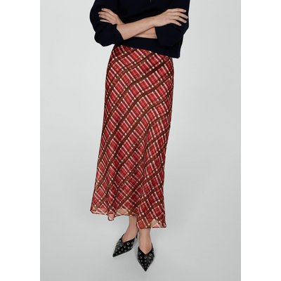 Mango jupe rouge La Redoute